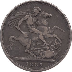 1889 CROWN ( GF ) 9 - Crown - Cambridgeshire Coins