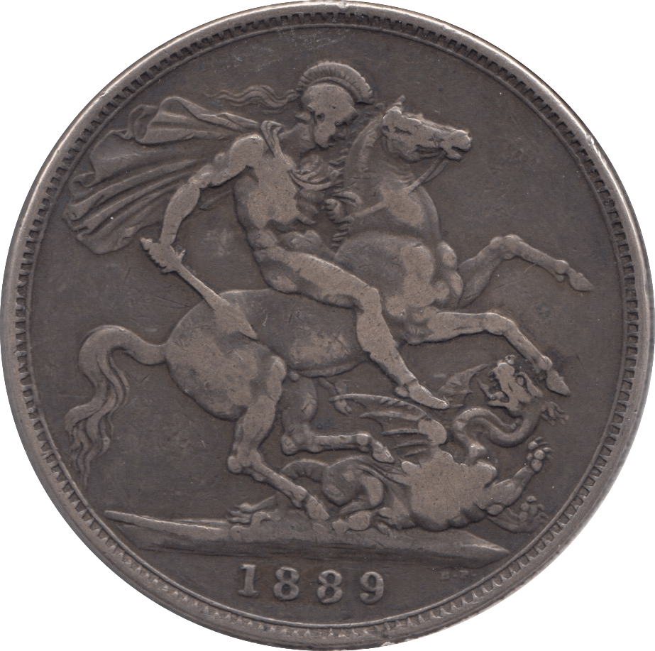 1889 CROWN ( GF ) 9 - Crown - Cambridgeshire Coins