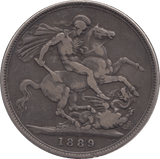 1889 CROWN ( GF ) 9 - Crown - Cambridgeshire Coins