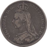 1889 CROWN ( GF ) 9 - Crown - Cambridgeshire Coins