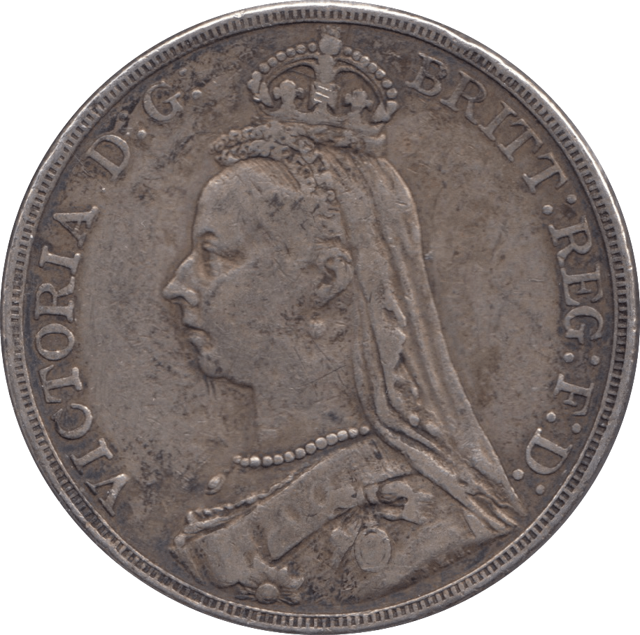 1889 CROWN ( GF ) - Crown - Cambridgeshire Coins