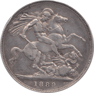 1889 CROWN ( GF ) - Crown - Cambridgeshire Coins