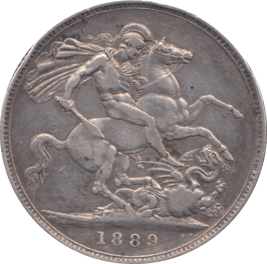1889 CROWN ( GF ) - Crown - Cambridgeshire Coins