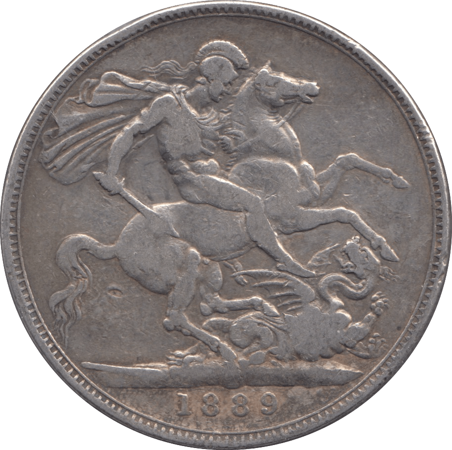 1889 CROWN ( GF ) - Crown - Cambridgeshire Coins