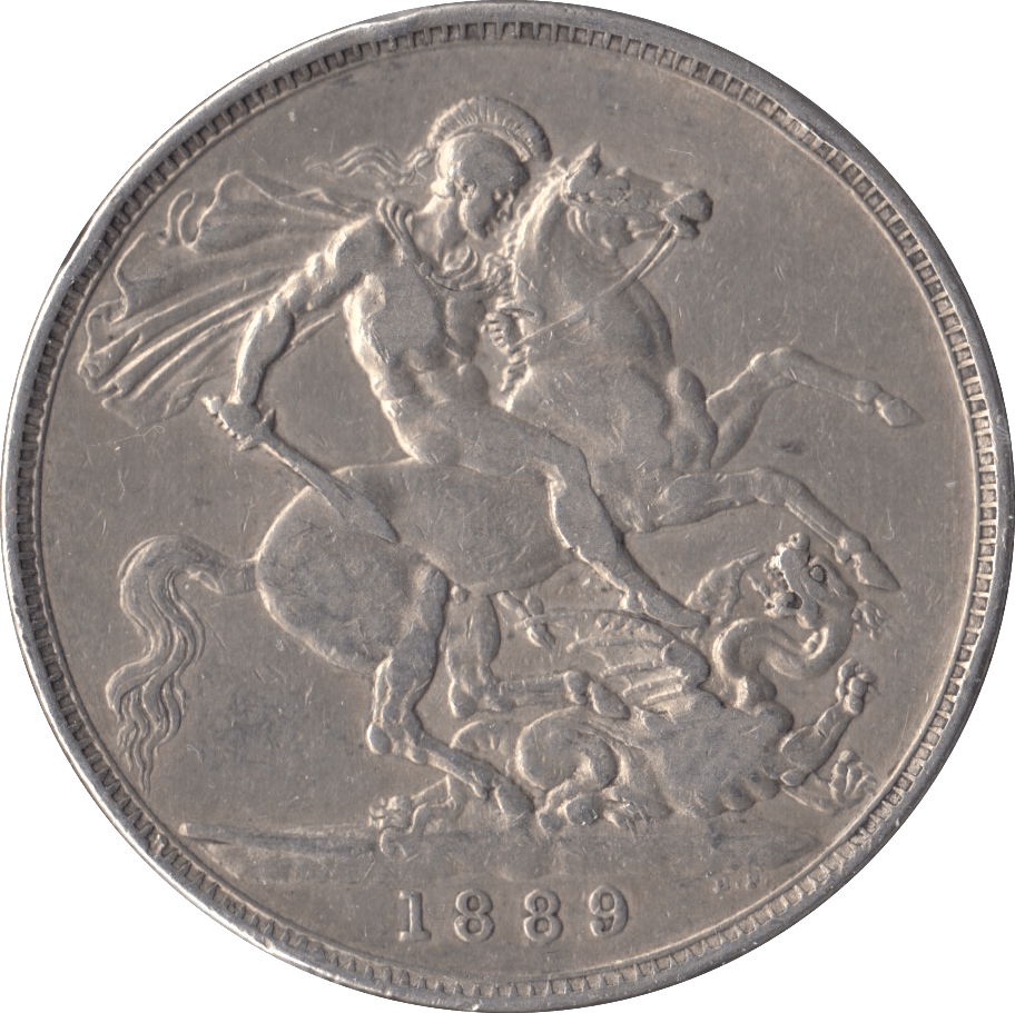 1889 CROWN ( GF ) - Crown - Cambridgeshire Coins