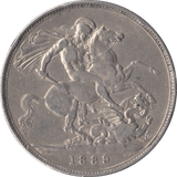 1889 CROWN ( GF ) - Crown - Cambridgeshire Coins