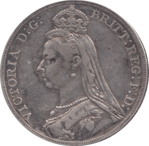 1889 CROWN ( GF ) - Crown - Cambridgeshire Coins