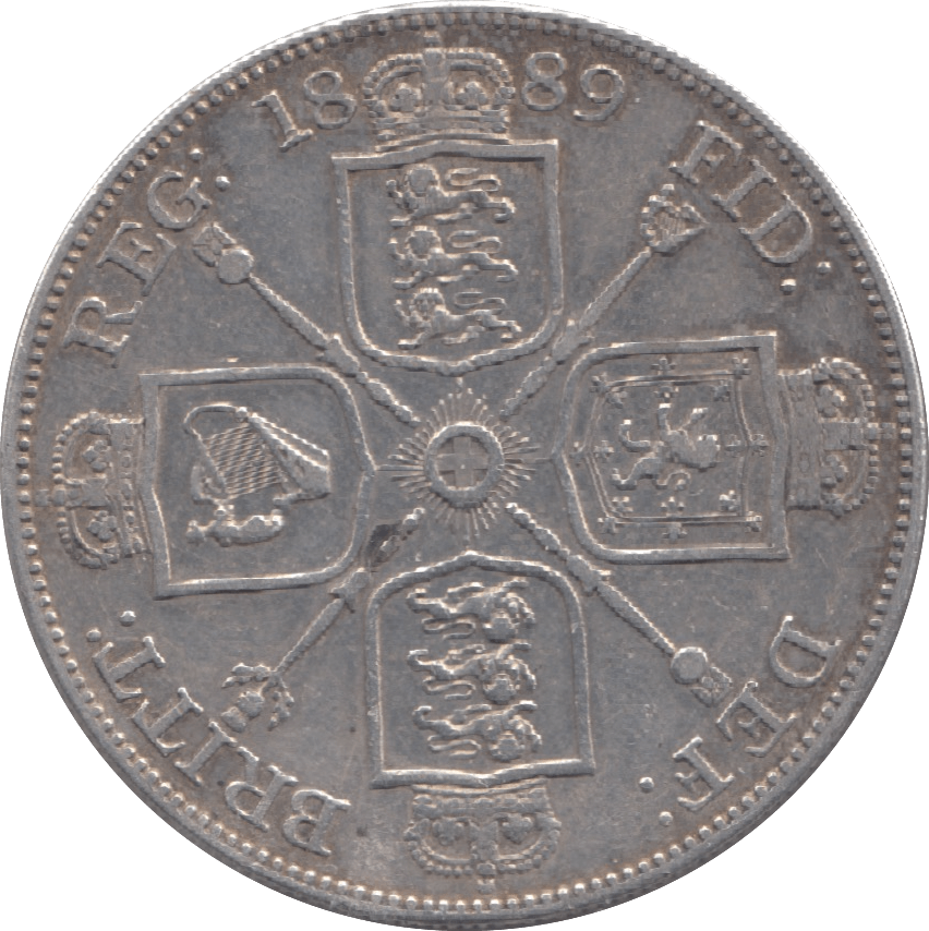 1889 CROWN ( GVF ) 14 - Crown - Cambridgeshire Coins