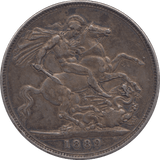 1889 CROWN ( GVF ) 4 - Crown - Cambridgeshire Coins