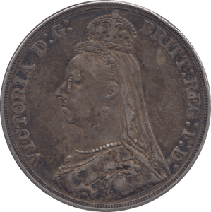 1889 CROWN ( GVF ) 4 - Crown - Cambridgeshire Coins