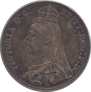 1889 CROWN ( GVF ) 4 - Crown - Cambridgeshire Coins