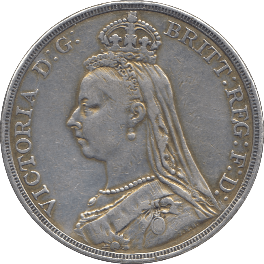 1889 CROWN ( GVF ) 8 - Crown - Cambridgeshire Coins