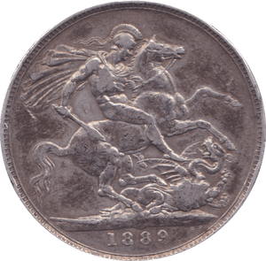 1889 CROWN ( GVF ) B - Crown - Cambridgeshire Coins