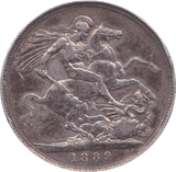 1889 CROWN ( GVF ) B - Crown - Cambridgeshire Coins