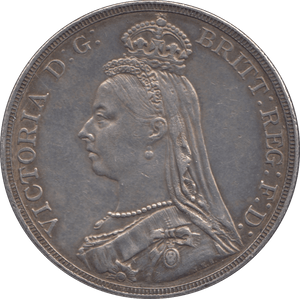 1889 CROWN ( GVF ) - Crown - Cambridgeshire Coins