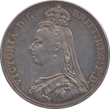 1889 CROWN ( GVF ) - Crown - Cambridgeshire Coins