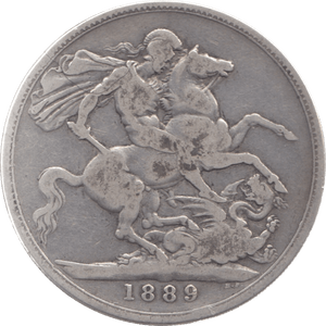 1889 CROWN ( NF ) 11 - Crown - Cambridgeshire Coins