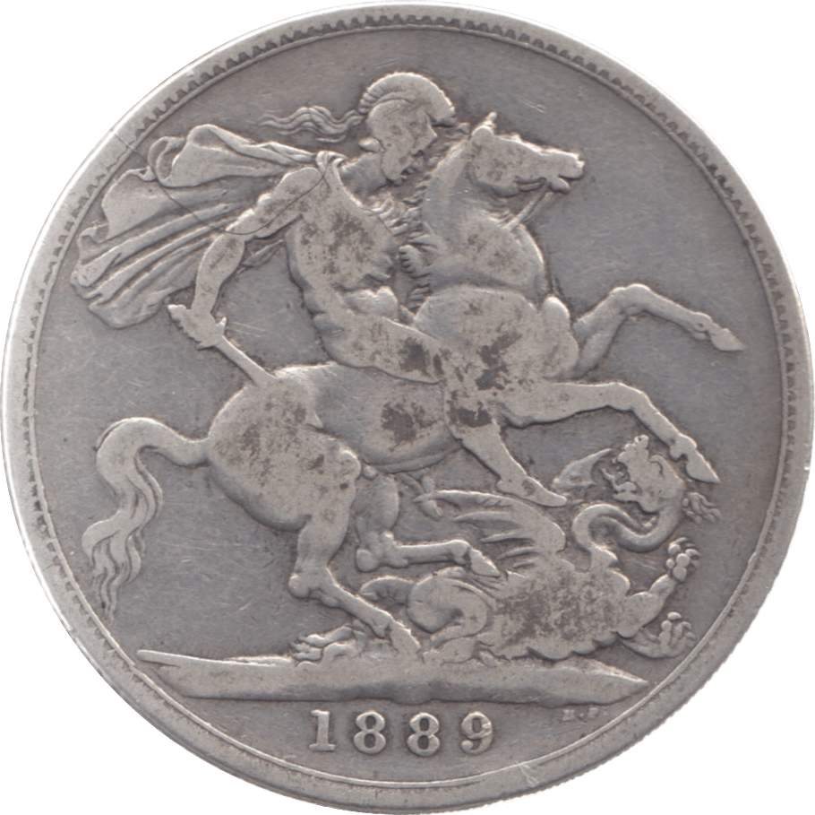 1889 CROWN ( NF ) 11 - Crown - Cambridgeshire Coins