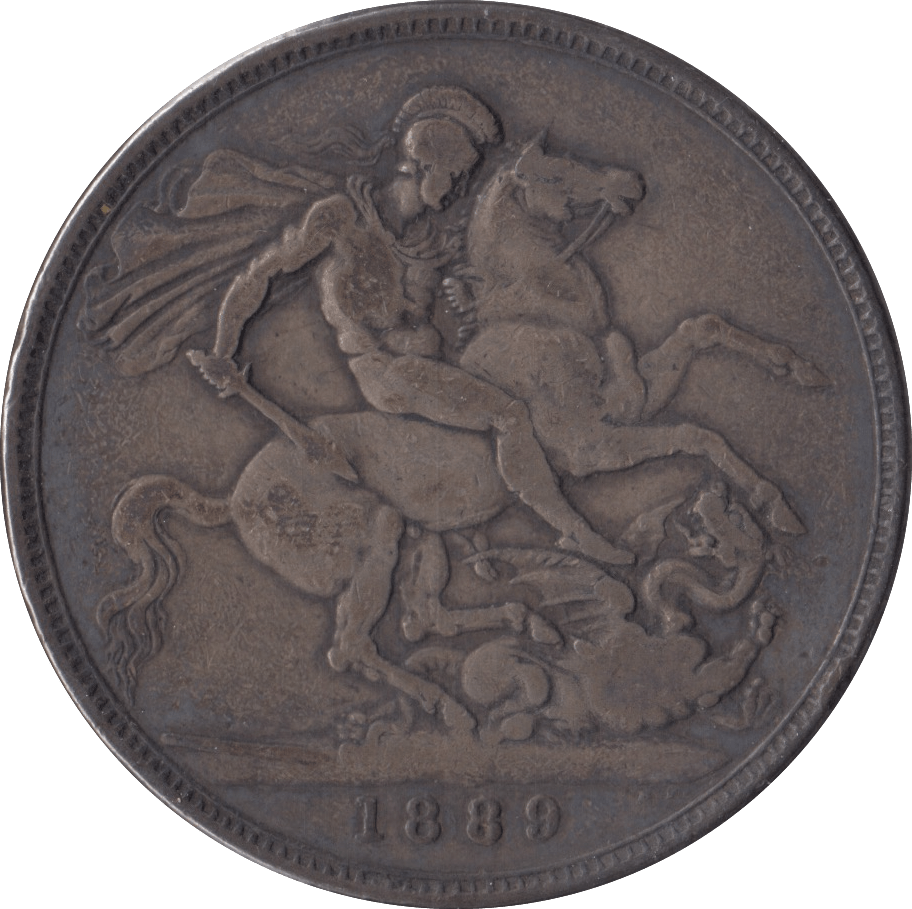 1889 CROWN ( NF ) - Crown - Cambridgeshire Coins