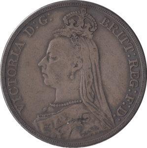 1889 CROWN ( NF ) - Crown - Cambridgeshire Coins