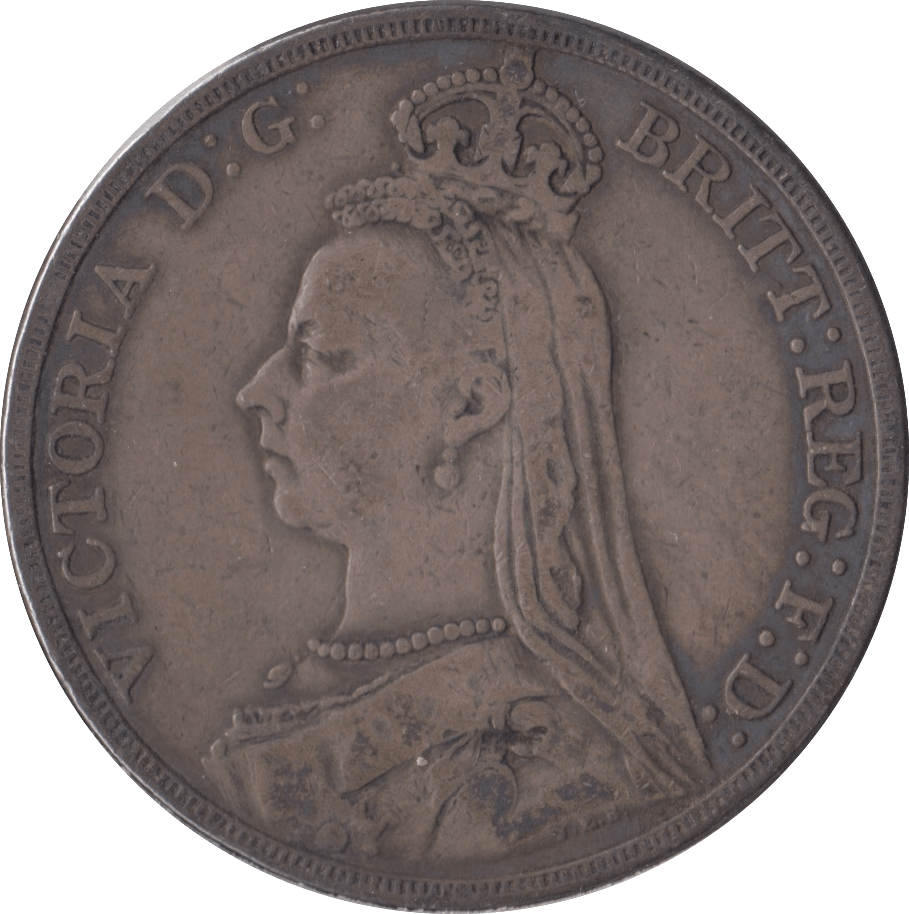 1889 CROWN ( NF ) - Crown - Cambridgeshire Coins