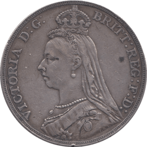 1889 CROWN ( VF ) 5 - Crown - Cambridgeshire Coins