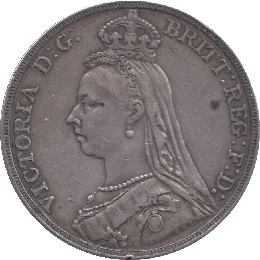 1889 CROWN ( VF ) 5 - Crown - Cambridgeshire Coins