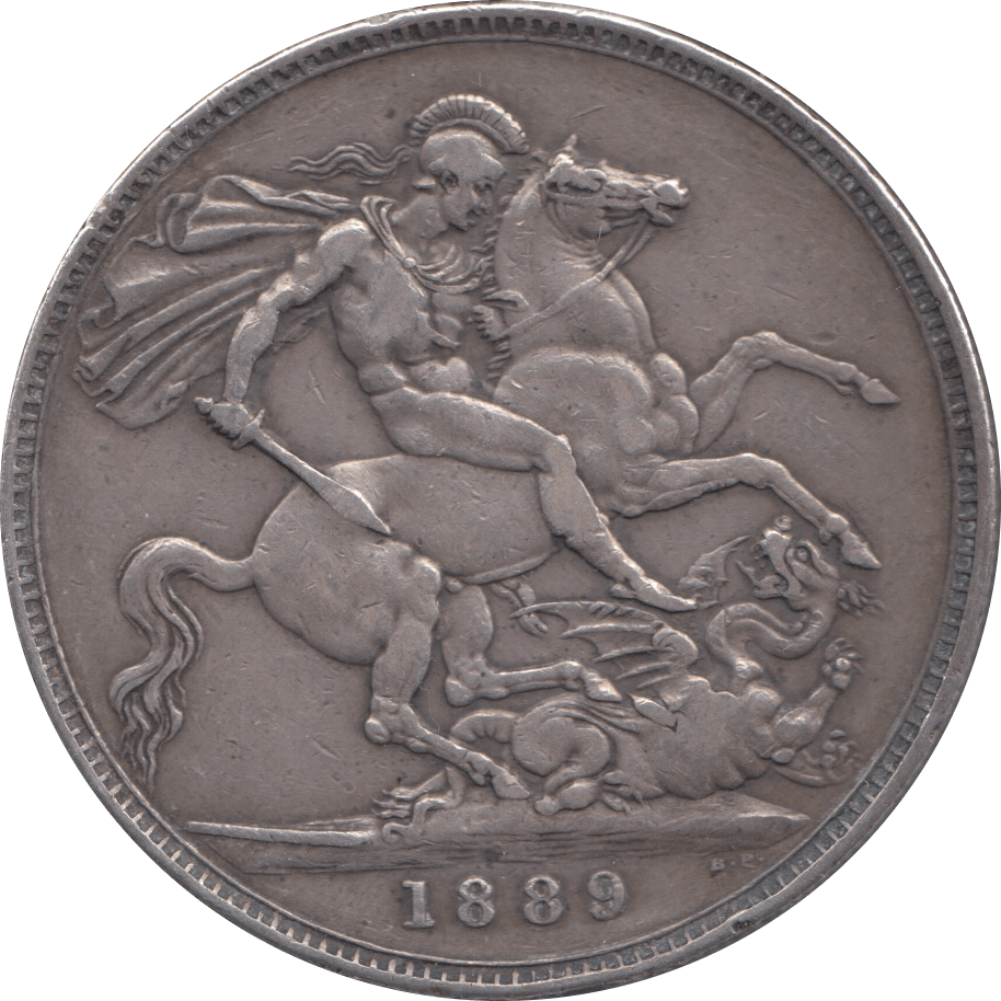 1889 CROWN ( VF ) 5 - Crown - Cambridgeshire Coins