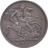 1889 CROWN ( VF ) 5 - Crown - Cambridgeshire Coins