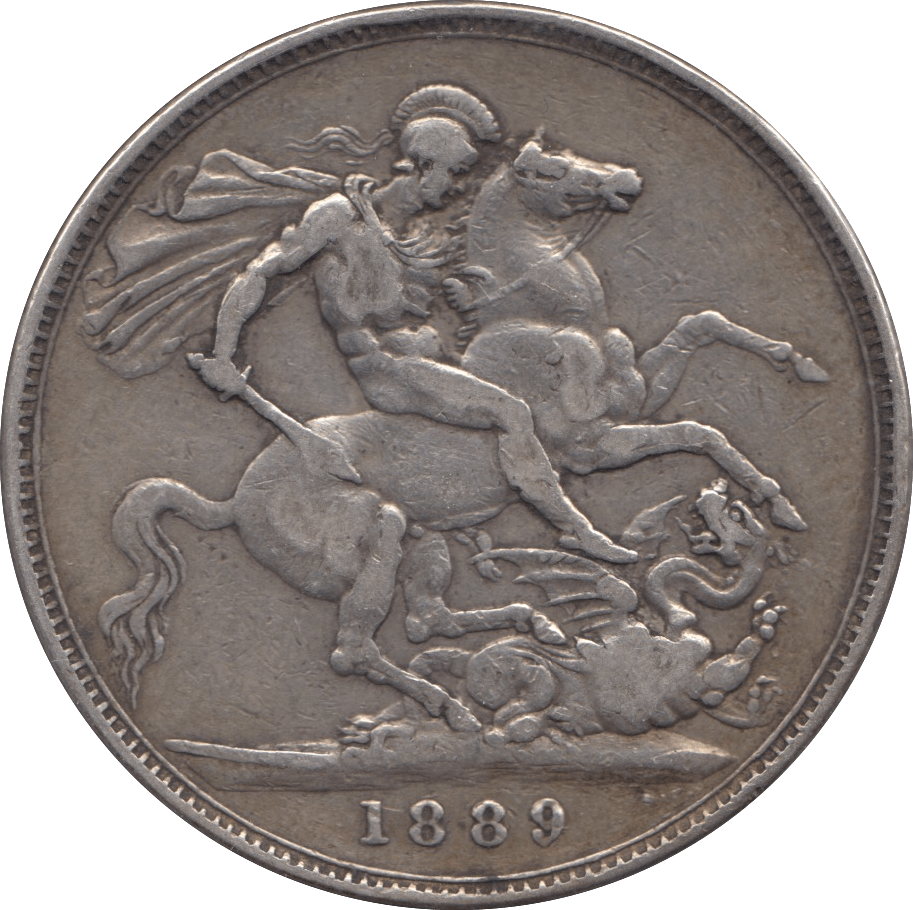 1889 CROWN ( VF ) 6 - Crown - Cambridgeshire Coins