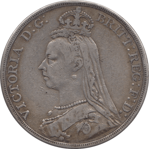 1889 CROWN ( VF ) 6 - Crown - Cambridgeshire Coins