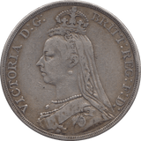 1889 CROWN ( VF ) 6 - Crown - Cambridgeshire Coins