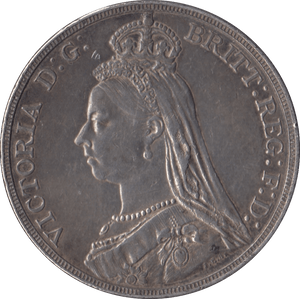 1889 CROWN ( VF ) 7 - Crown - Cambridgeshire Coins