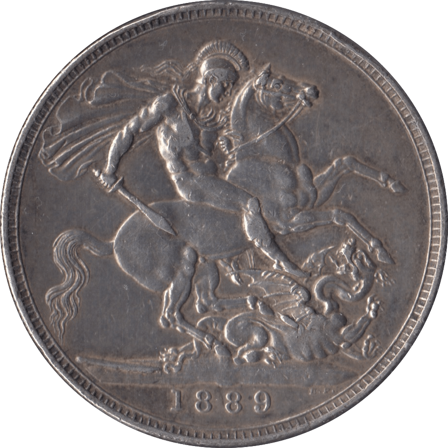 1889 CROWN ( VF ) 7 - Crown - Cambridgeshire Coins