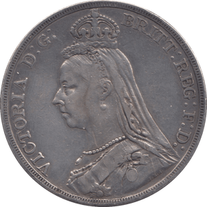 1889 CROWN ( VF ) 8 - Crown - Cambridgeshire Coins