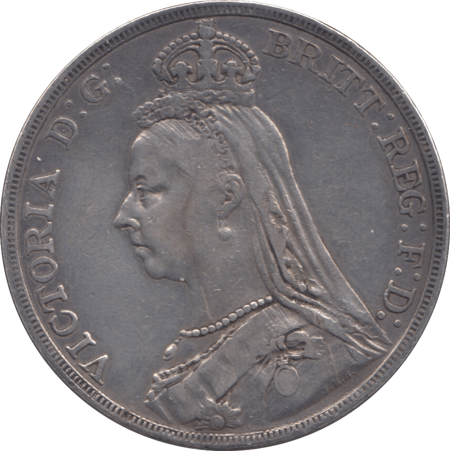 1889 CROWN ( VF ) 8 - Crown - Cambridgeshire Coins