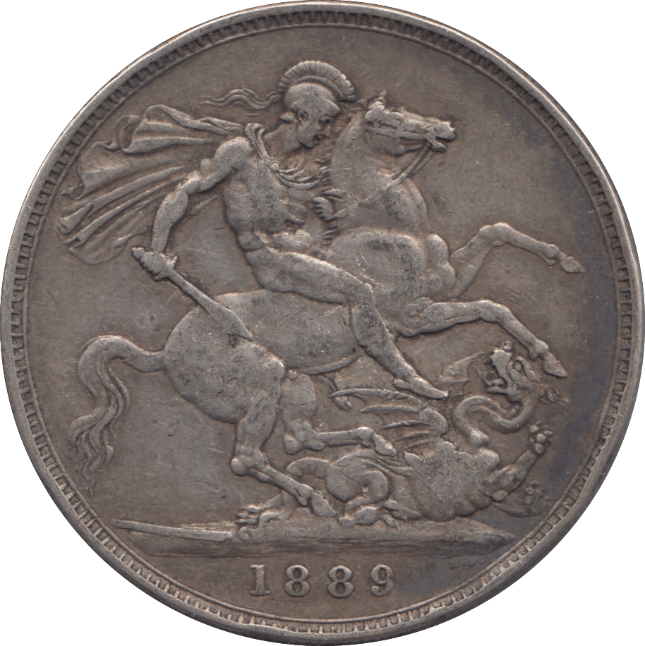 1889 CROWN ( VF ) 9 - Crown - Cambridgeshire Coins
