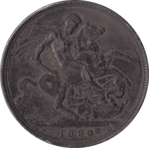 1889 CROWN ( VF ) - Crown - Cambridgeshire Coins