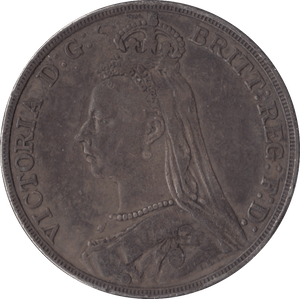 1889 CROWN ( VF ) - Crown - Cambridgeshire Coins