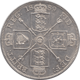 1889 DOUBLE FLORIN ( AUNC ) - Double Florin - Cambridgeshire Coins