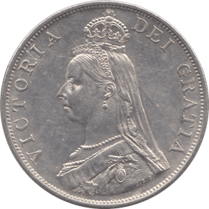 1889 DOUBLE FLORIN ( AUNC ) - Double Florin - Cambridgeshire Coins