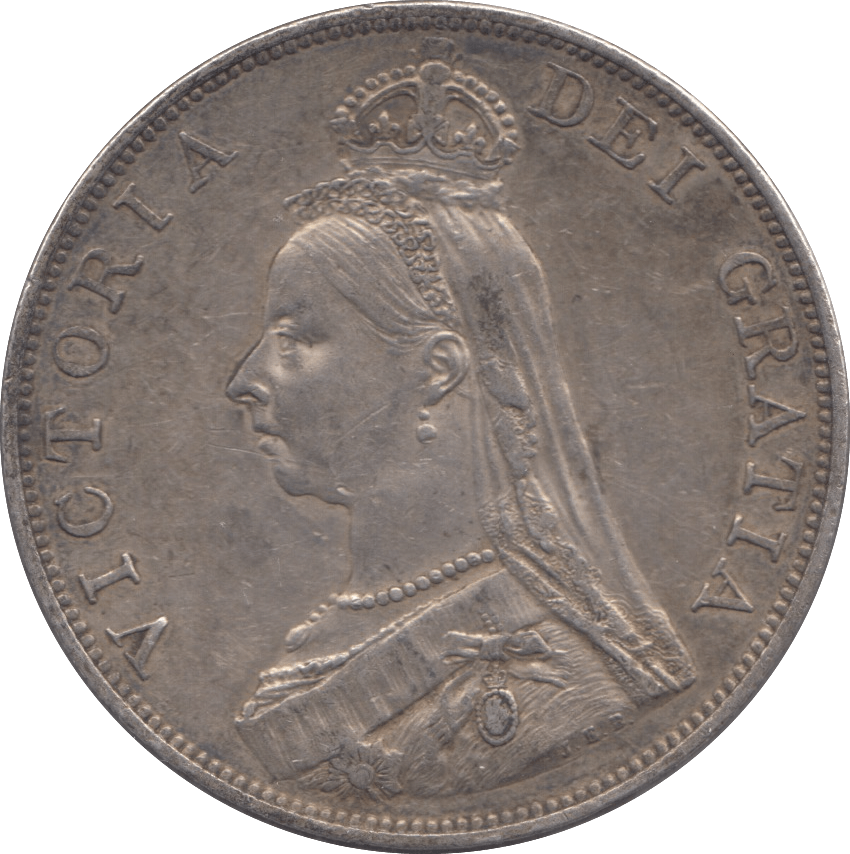 1889 DOUBLE FLORIN ( EF ) 3 - Double Florin - Cambridgeshire Coins