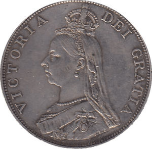 1889 DOUBLE FLORIN ( EF ) C - Double Florin - Cambridgeshire Coins