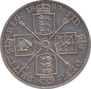 1889 DOUBLE FLORIN ( EF ) C - Double Florin - Cambridgeshire Coins