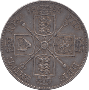 1889 DOUBLE FLORIN ( EF ) - Double Florin - Cambridgeshire Coins