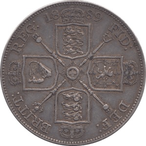 1889 DOUBLE FLORIN ( EF ) - Double Florin - Cambridgeshire Coins