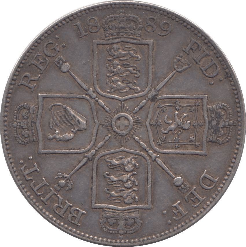 1889 DOUBLE FLORIN ( EF ) - Double Florin - Cambridgeshire Coins