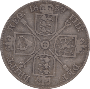 1889 DOUBLE FLORIN ( F ) - Double Florin - Cambridgeshire Coins