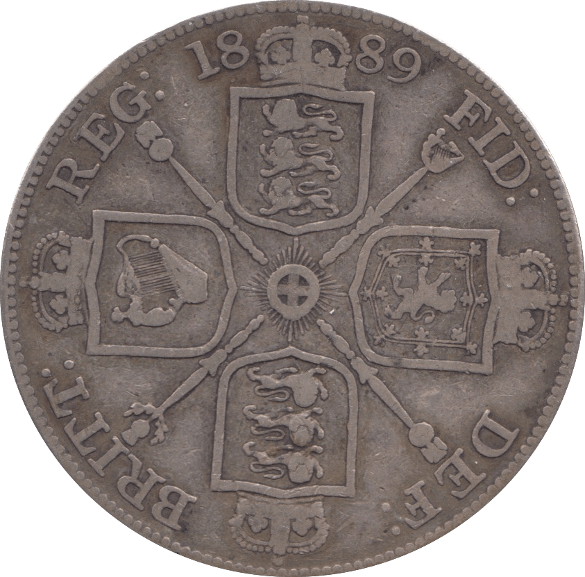 1889 DOUBLE FLORIN ( F ) - Double Florin - Cambridgeshire Coins