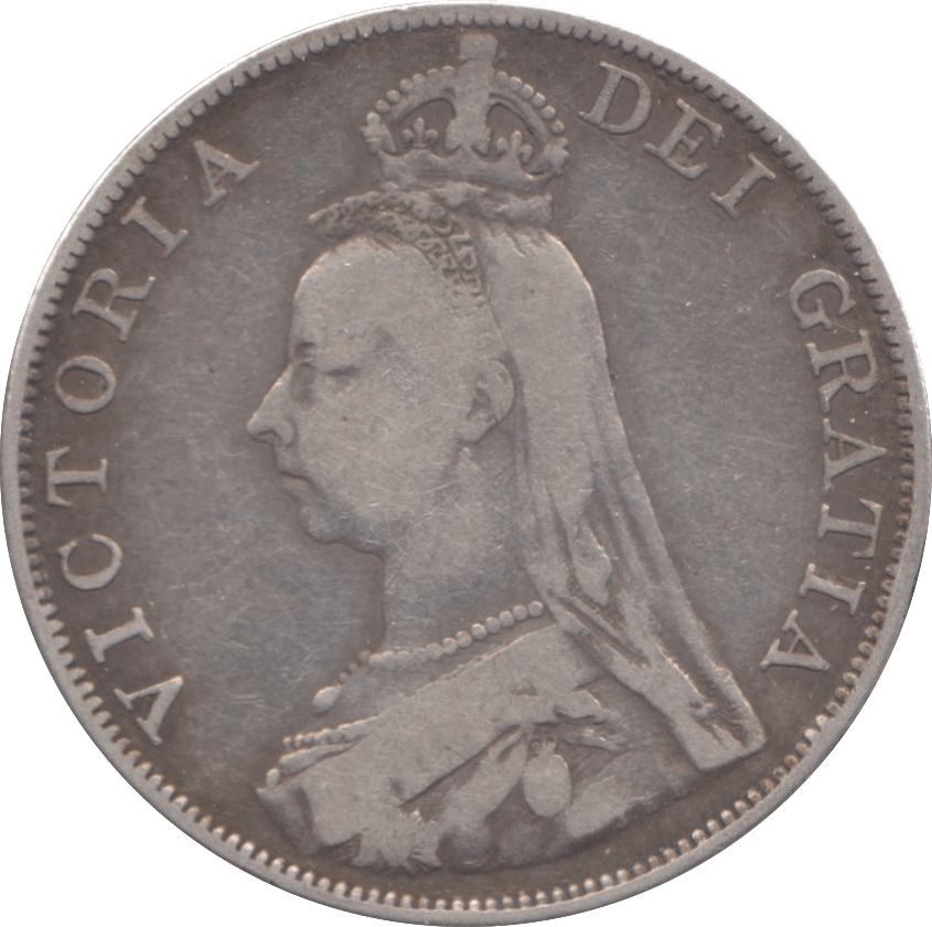 1889 DOUBLE FLORIN ( FINE ) 3 - Double Florin - Cambridgeshire Coins